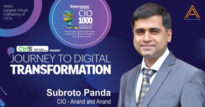Enterprise IT World CIO1000 APAC - Subroto Panda