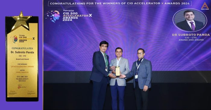 CIO 500 AcceleratorX Awards 2024 - Subroto Panda